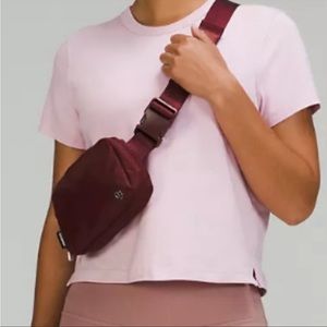 Lululemon Everywhere Belt Bag Red Merlot NWT